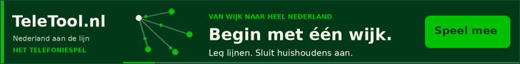 Begin met 1 wijk, teletool.nl